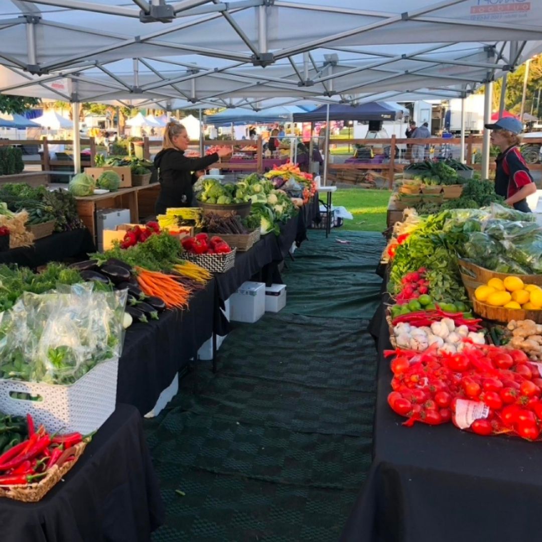 A Market With Lots Of Vegetables