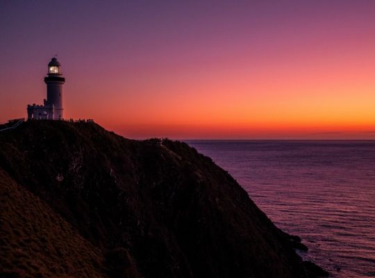 A Lighthouse On A Cliff