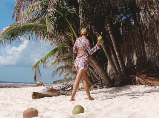 A Person Standing On A Beach