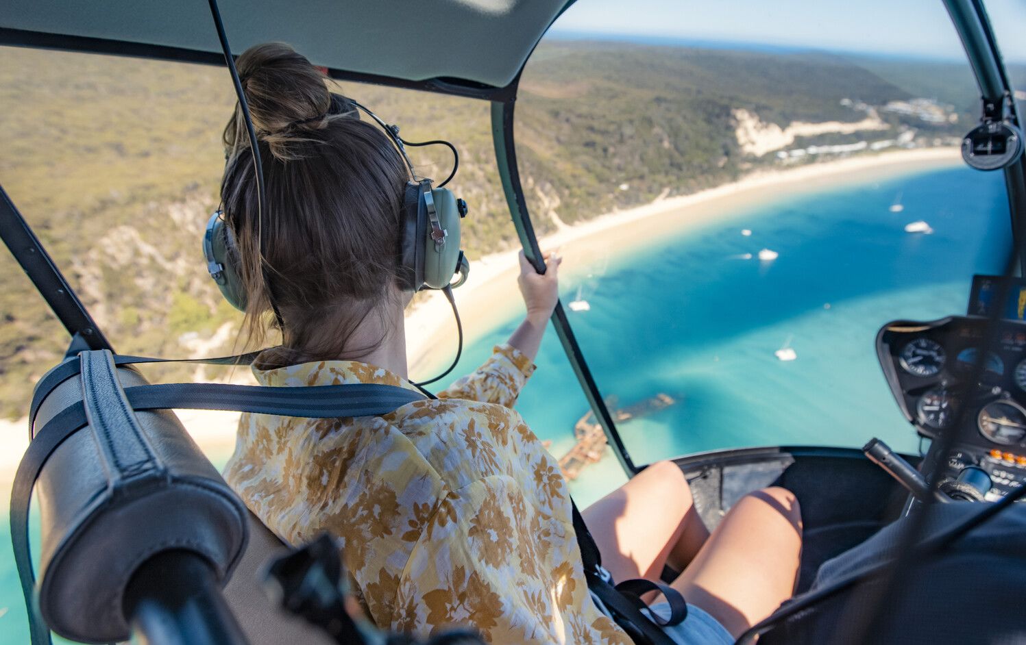 A Person In A Cockpit